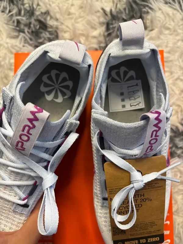 Nike Air VaporMax 2021 FK GS “White / Dark Raisin” | Size 36 EU