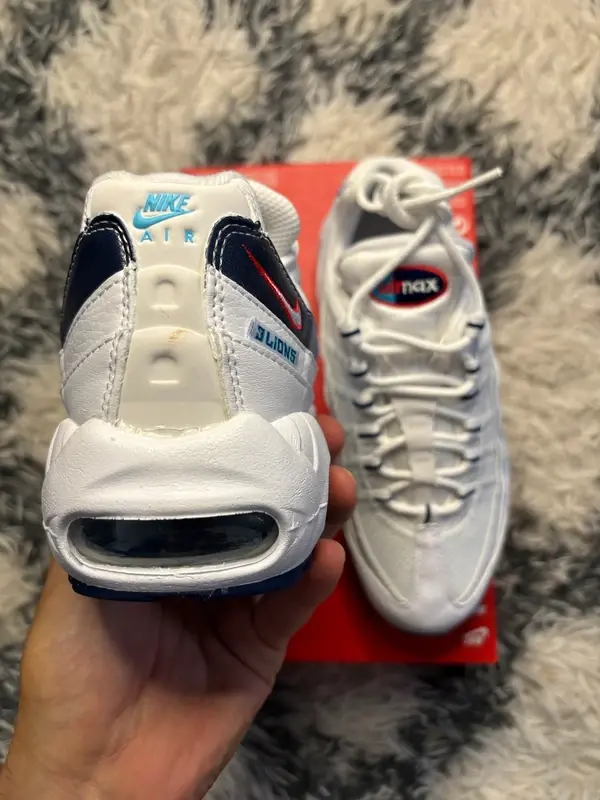 Nike Air Max 95 White/Challenge Red – Velikost W38.5
